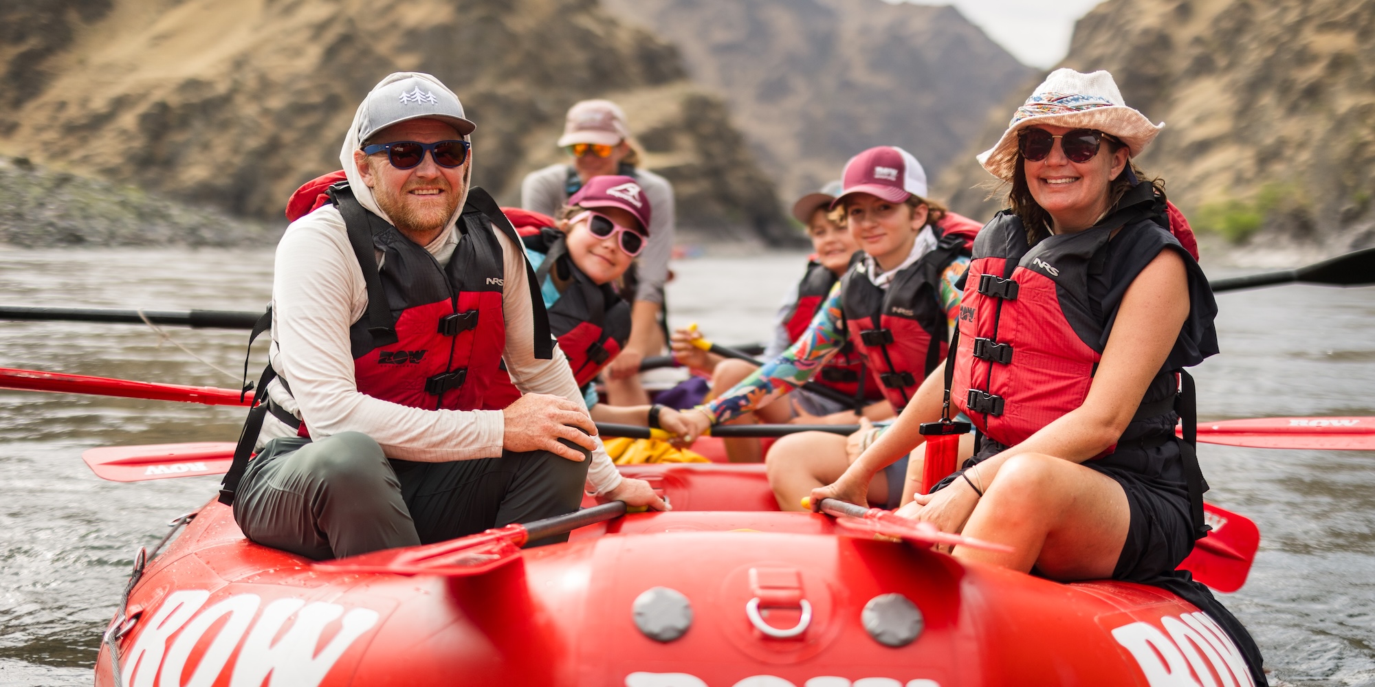 Multi-day rafting trip through Idaho’s Salmon River Canyons, ideal for a short vacation